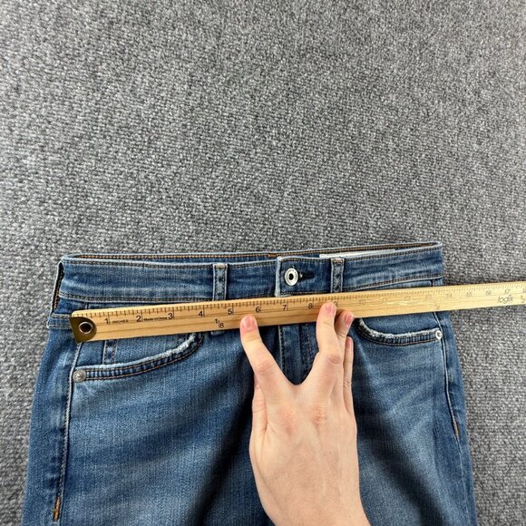 Rag & Bone Cate Mid Rise Ankle Skinny Jeans 27 Blue Denim Stretch ACTL 27X27 - Picture 13 of 16